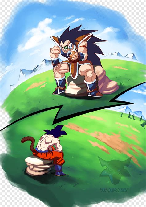 Raditz Goku Vegeta Gohan Frieza Goku Cartoon Fictional Character Png