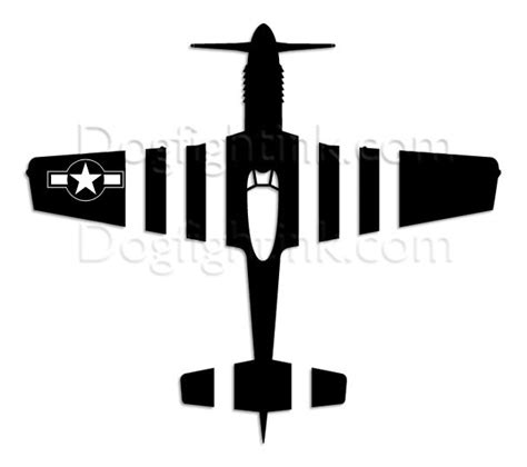 P51 Stencil Decals Are Available In The Following Colors Typeface