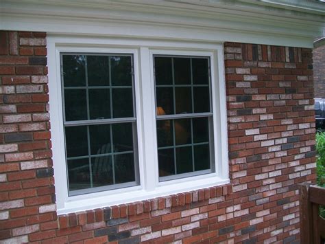 Replacement Windows White Vinyl Double Hung Windows Installed In