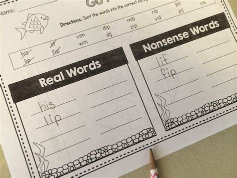 Nonsense Word Fluency Is One Of The Key Components Of Dibels Here Are