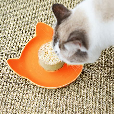 Maybe you would like to learn more about one of these? Ceramic Cat Bowl Cute Cat Face Kitten Pet Food Dishes ...
