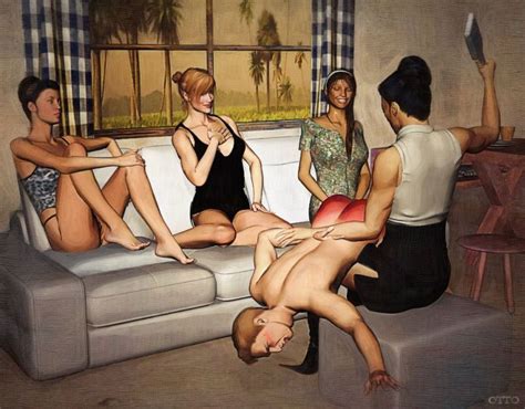 Spanking Femdom Art Naked Girls And Their Pussies