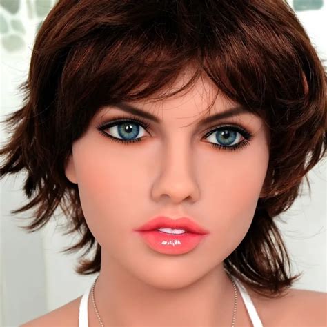 Buy New Wmdoll Head Realistic Silicone Doll Head For Tpe Sex Doll Body Tan From