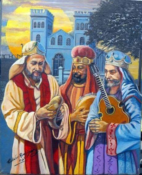 Three kings day arrived in puerto rico with columbus in 1493 and was a primary winter celebration for four centuries, until my mom always had the three kings prominently showcased in our home, and lit candles to them for their feast day. MI ISLA DEL ENCANTO...♥ | Great paintings, Three wise men