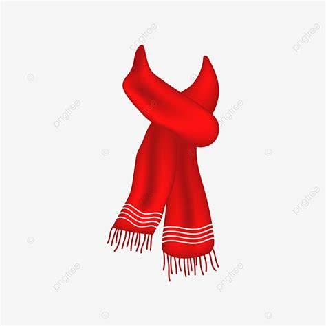 Diseño De Bufanda Roja Realista Png Imágenes Prediseñadas De Bufanda