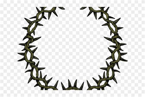 Thorns Clipart Border Clipart Crown Of Thorn Hd Png Download