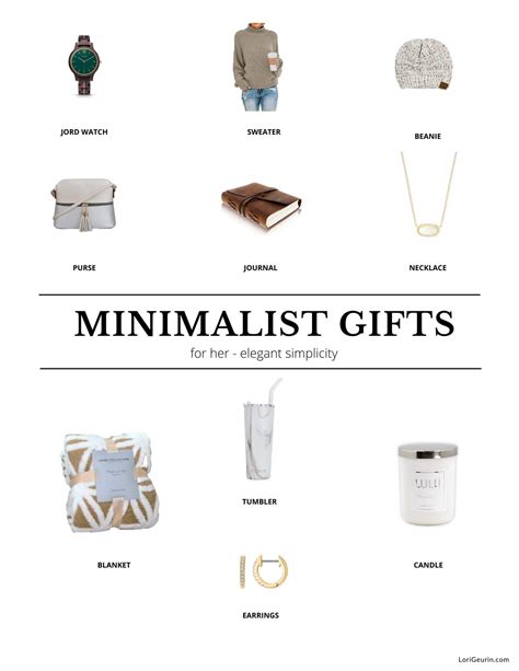 Minimalist Gift Ideas For Her LoriGeurin Com