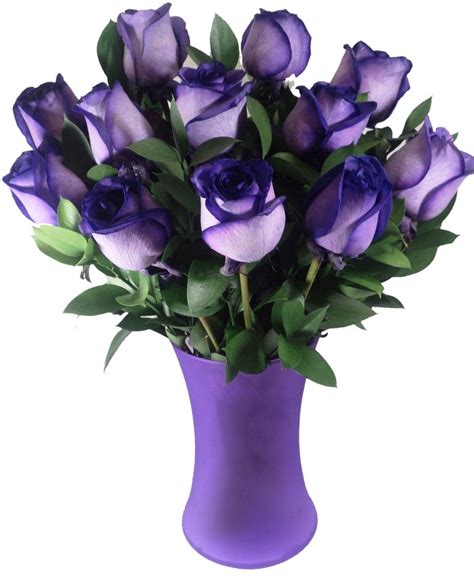 Pin By Joette Luiz On Wedding Ideas Purple Vase Colorful Roses Purple Roses
