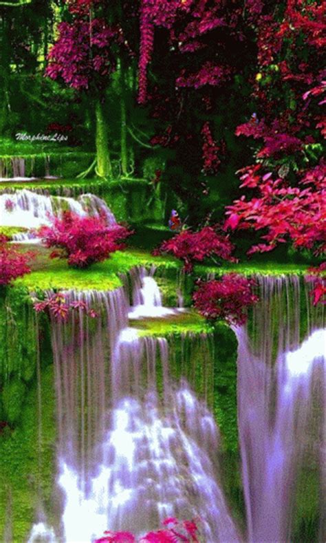 Beautiful Colorful Pictures And S Waterfallcascada Animated 
