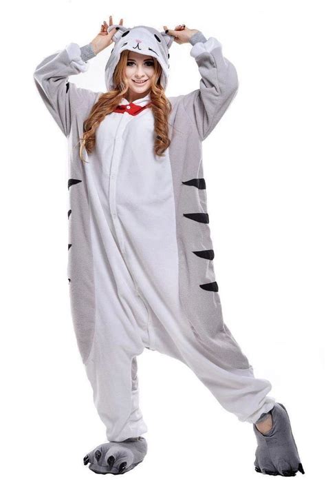 Tabby Cat Onesie - Fleece | Cat onesie, Onesie grey, Onesie costumes