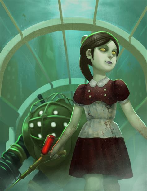 bioshock little sister and big daddy