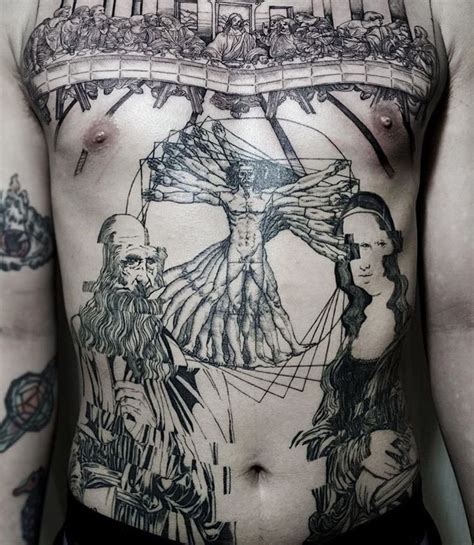 Through winning awards at local competitions and constant hard work, those goals have been achieved. da Vinci everything oozy tattoo | Tatuagens modernas ...