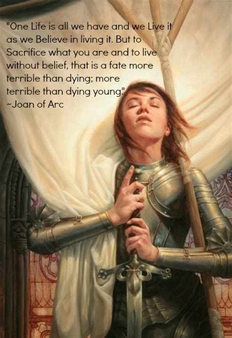 Joan Of Arc Was Wise Beyond Her Years Saint Quotes Catholic Joan Of