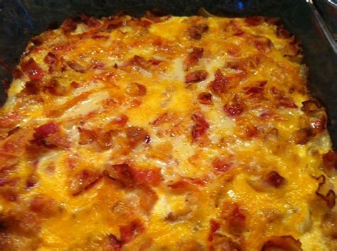 Bacon Potato And Egg Breakfast Casserole Recipe — Dishmaps