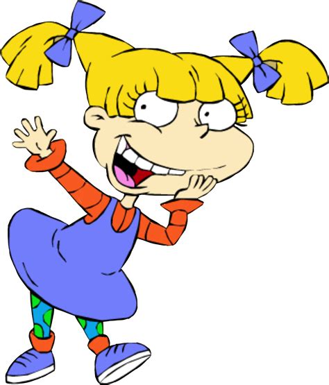 Angelica Rugrats 90s Girl Blonde Caricature 90s Angelica Pickles Clipart Full Size Clipart