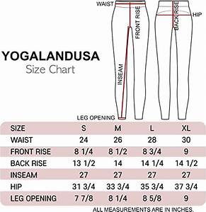 Size Chart Yogalandusa
