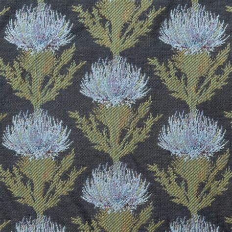 Moray Sky Noir Fabric County Fabrics Curtain And Upholstery Fabrics