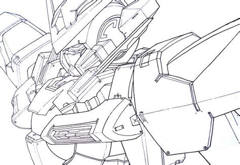 Gundam Exia Line Art By Mostlymade