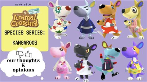 animal crossing new horizons species series: kangaroos 