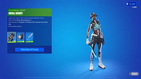 Fortnite Unveils The Skull Scout December 2023 Crew Pack