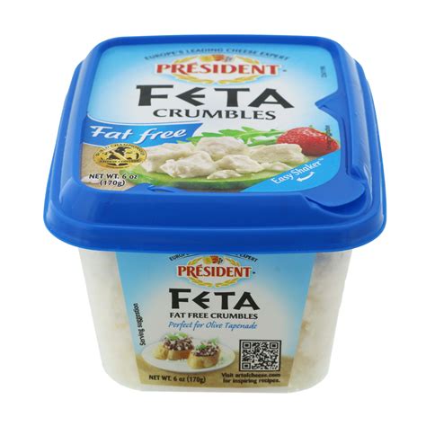 President Fat Free Feta Crumbled