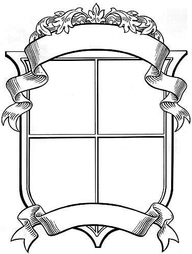 Blank Coat Of Arms Shield Designs Clipart Best