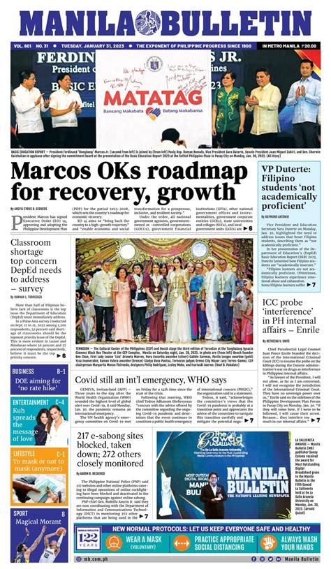 Manila Bulletin January 31 2023 Digital DiscountMags Com