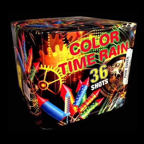 Color Time Rain Pyrotechnic Device Bem Fireworks