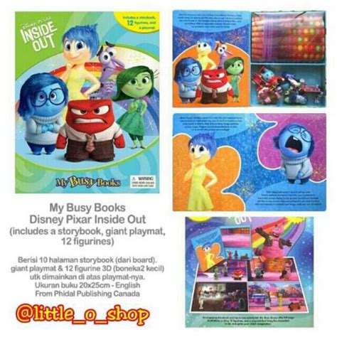 Saya Menjual My Busy Book Disney Pixar Inside Out Seharga Rp199000