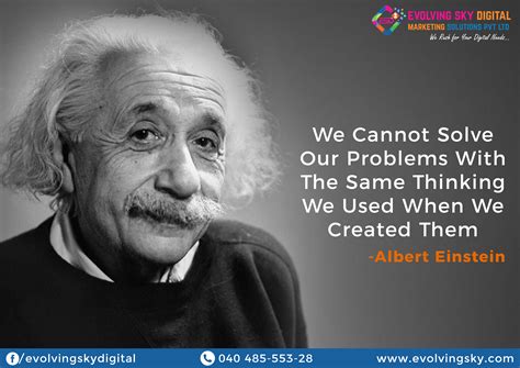 Albert Einstein Quote Problem Solving