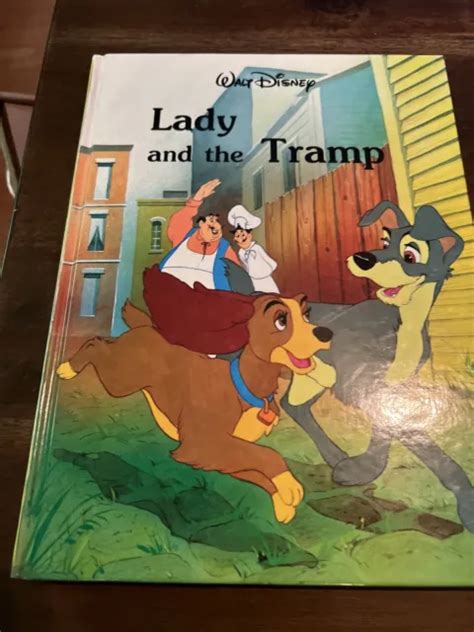 Walt Disney Lady And The Tramp Childrens Hardcover Book Vintage 1986