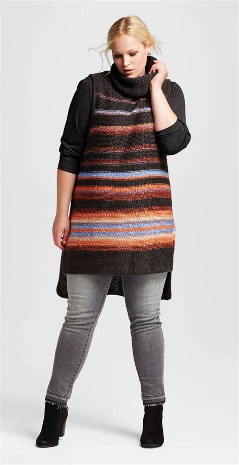 Sleeveless turtleneck dress plus size. Plus Size Sleeveless Turtleneck Sweater