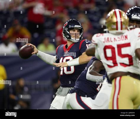 Houston, Texas, USA. 25th Aug, 2022. Houston Texans quarterback Davis