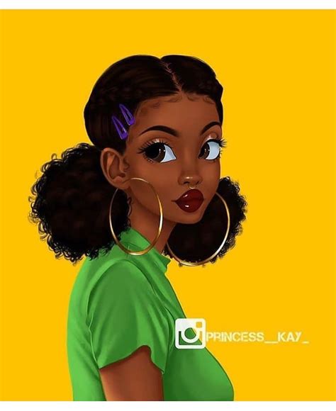 Black Love Art Black Girl Cartoon Girls Cartoon Art Natural Hair Art
