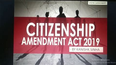 Citizenship Amendment Act Caa 2019 Youtube