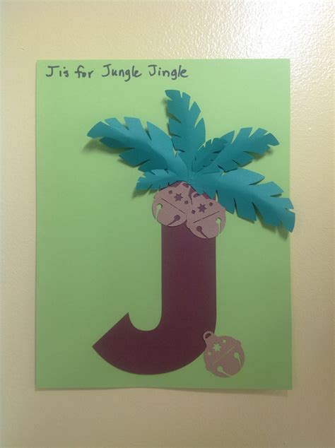 J Is For Jungle Jingle Letter J Crafts Preschool Arts And Crafts