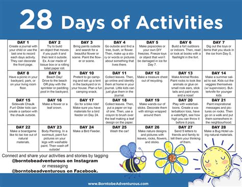Summer Activity Calendar Free Printable