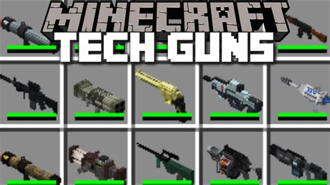 Minecraft Extreme Tech Guns Mod Death Rays And Nuclear Weapons