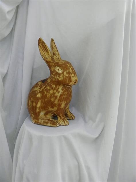 Sarried Hand Carved Wood Rabbit Wood Sculpture Made In Italy Etsy