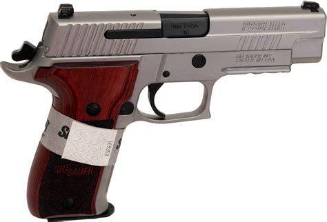 Sig Sauer P226 9mm Luger Elite Stainless Steel Wood Grips 2 15 Round