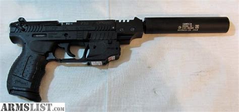 Armslist For Sale Walther P22 W 5 Target Extended Barrel Laser