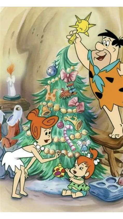 Pin By Peetershugo On The Flintstones Christmas Scenes Christmas Illustration Christmas Tv