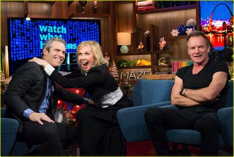Video Andy Cohen Kisses Sting While Playing Spin The Bottle Photo 3827595 Andy Cohen Sting