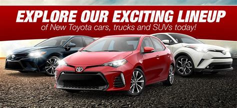 Explore Our Lineup Of New Toyota Cars Trucks And Suvs Toyota Of