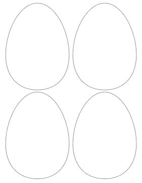Fourteen free printable easter egg sets of various sizes to color, decorate and use for various crafts and fun easter activities. 25+ Free Printable Easter Egg Templates & Easter Egg Coloring Pages - The Artisan Life