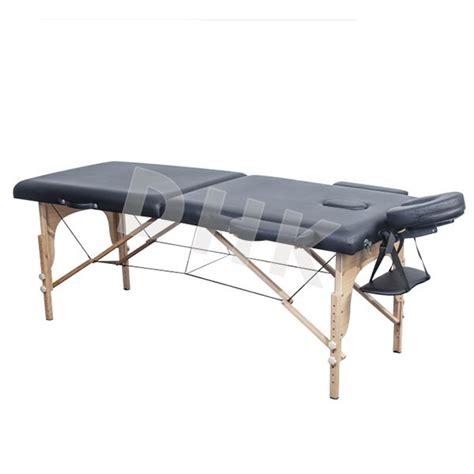 China Two Section Portable Wooden Massage Table Manufacturers Suppliers Wholesale Price