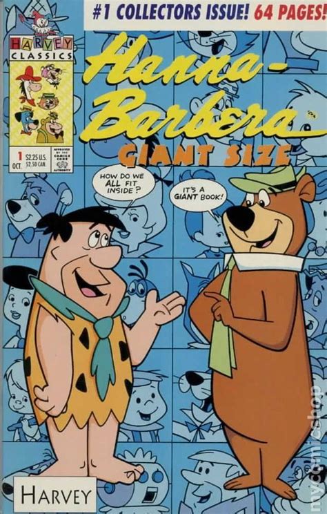 Hanna Barbera Giant Size 1992 1 Yogi Bear Fred Flintstone The