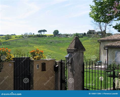 Roman Countryside To Spring In Italy Stock Photo Image Of