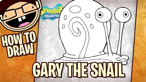 How To Draw Gary The Snail Spongebob Squarepants Narrated Step By