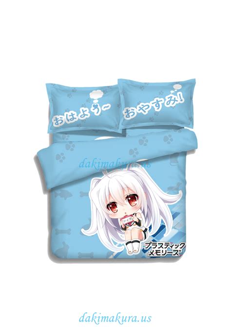 Isla Plastic Memories Japanese Anime Bed Sheet Duvet Cover With Pillow Covers Bedding Sets